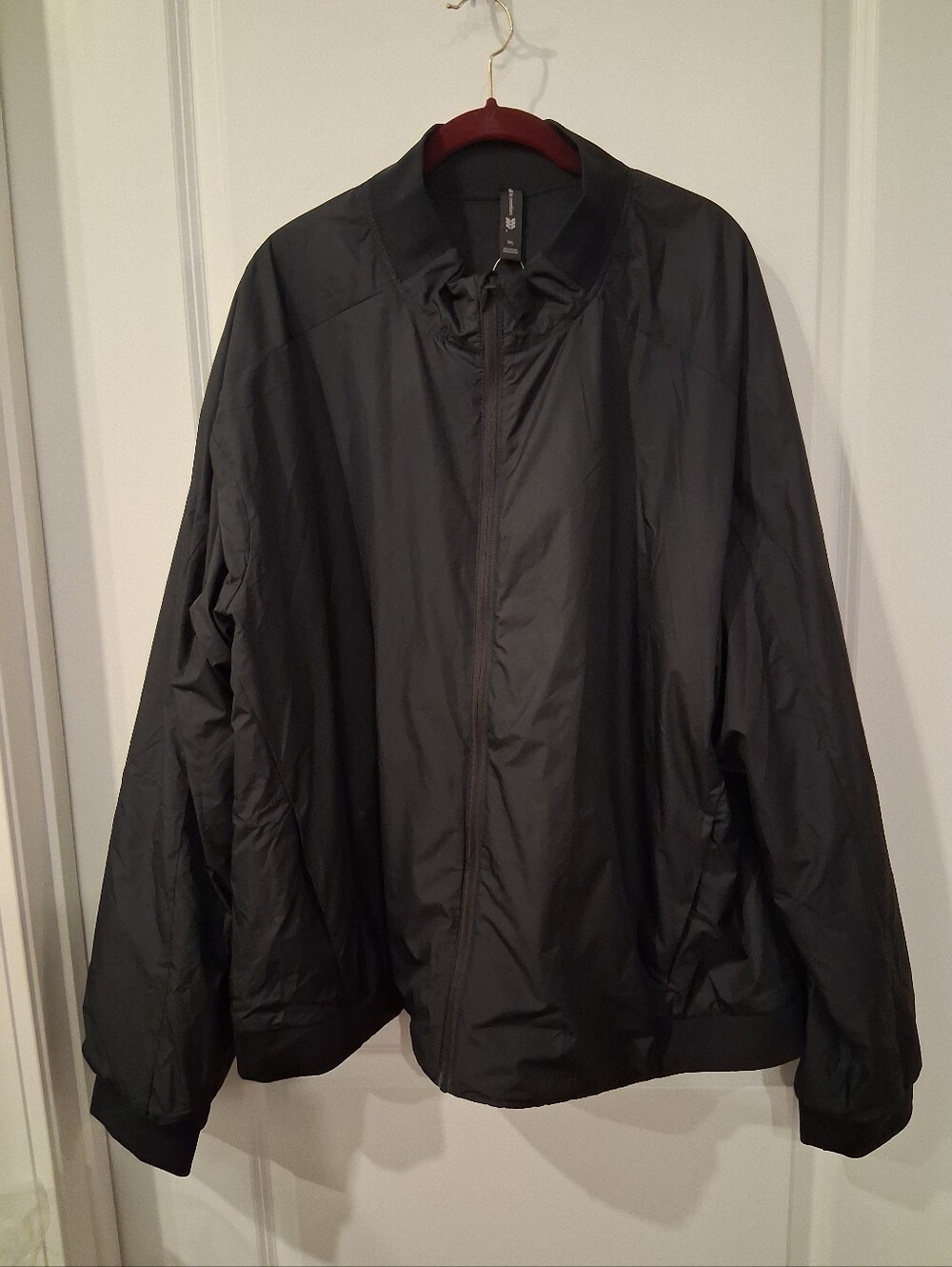 NEW Men's Black Lightweight Insulated Zip-Up Jacket 3X